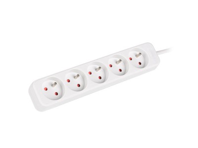 Lanberg Cable Power Strip, 5X French