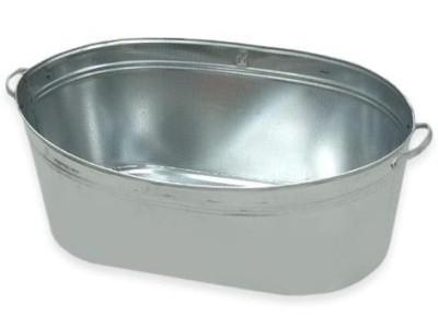 GALVANIZED TUB 100L 78X65X32CM