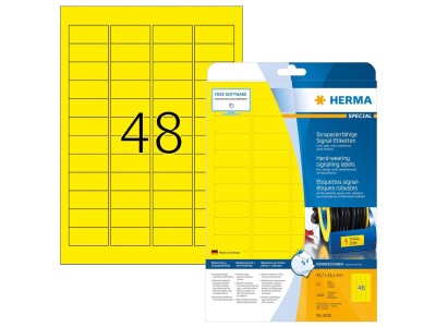 HERMA Labels signalling hard-wearing A4 45