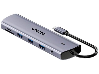 UNITEK D1113BGY01 interface hub 2 x
