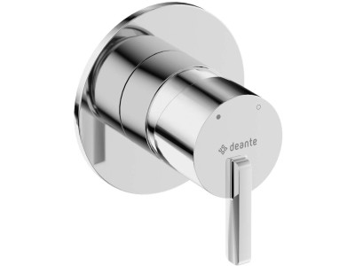 Concealed shower mixer without shower switch