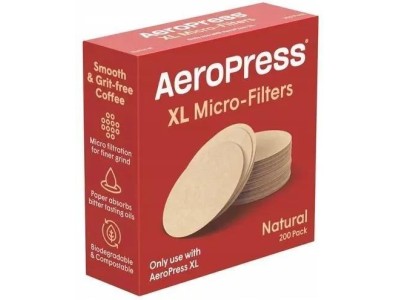 Aeropress paper coffee filters, natural, XL