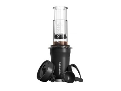 Go Plus coffee maker with black