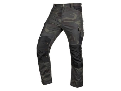 Spodnie robocze Mix&Match, Canvas, wzmocnienia z