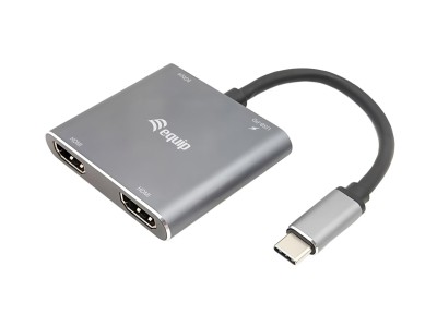 Equip USB-C 4-in-1 Dual HDMI Adapter