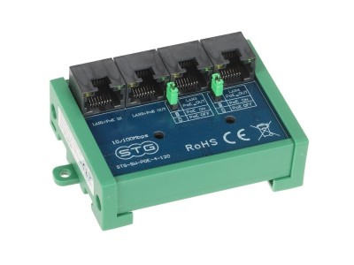 SWITCH POE / EXTENDER STG-SW-POE-4-120 3-PORTOWY