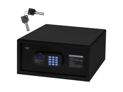 Sejf z kodem elektronicznym i zamkiem