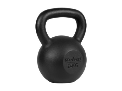 Cast iron kettlebell 24kg, REBEL ACTIVE
