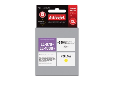 Activejet AB-1000YN ink (replacement for Brother