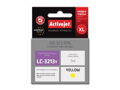 Activejet AB-3213YN Ink cartridge (replacement for