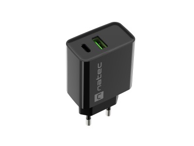 Natec Ribera USB Charger, 1xUSB-A, 1x