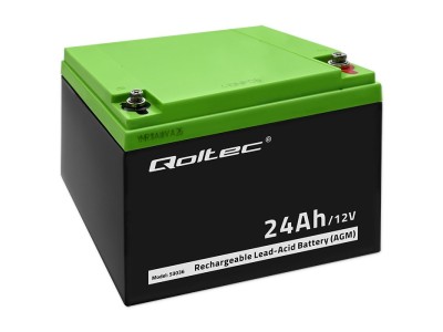 Qoltec AGM battery - UPS-batteri -