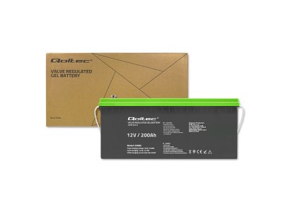 Qoltec 53083 Gel battery | 12V
