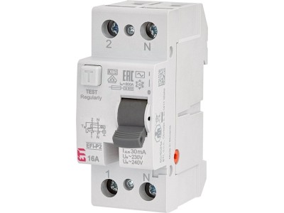 RELAY CURR LEAK 2P 16 A