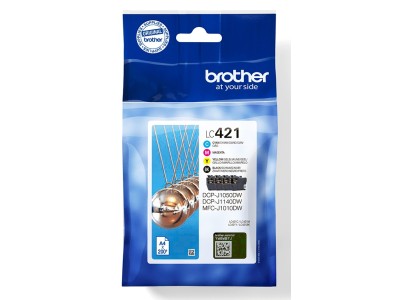 Brother LC-421VAL PagePack 4 pc(s) Original