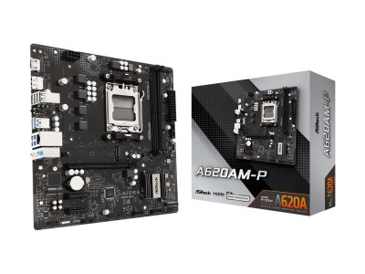 Mainboard|ASROCK|AMD A620A|Socket AM5|micro ATX|RAM DDR5-SDRAM|2xSlots|1xNumber of