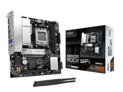 Mainboard|ASROCK|AMD B850|Socket AM5|micro ATX|RAM DDR5-SDRAM|2xSlots|Wi-Fi Yes|Bluetooth