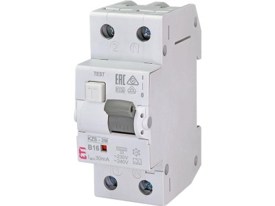 RCD Switch B 16A 1P+N 2M