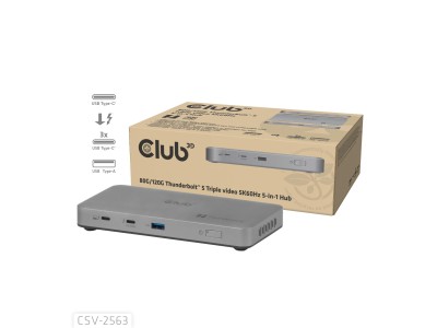 I/O HUB THUNDERBOLT 5IN1/180W CSV-2563 CLUB3D