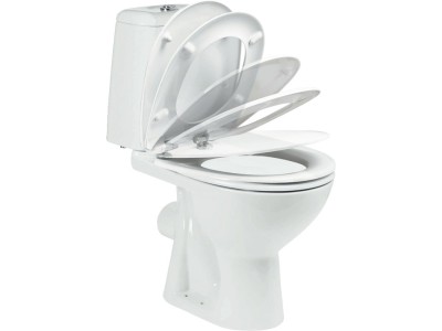 TOILET CLOSE COUPLE 355X620X760 ALPHA
