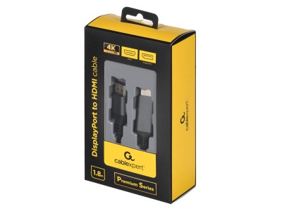 Gembird CC-DP-HDMI-4K-6 video cable adapter 1