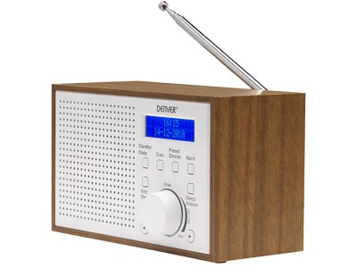 Denver DAB-46 Compact DAB+/FM Radio White