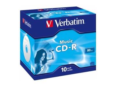 Matricas CD-R Audio Verbatim 80Min Music