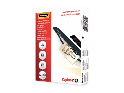 Laminēšanas plēve Fellowes A6 Glossy 125