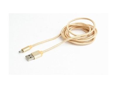 Gembird cotton braided micro USB cable