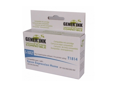 Tintes kārtridžs Generink Epson E-18XL Yellow