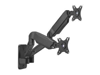 Dual 17"-32" Monitor Spring-Assisted Arm
