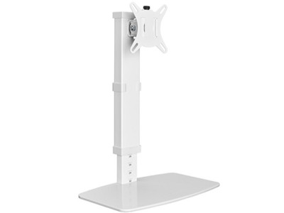 Single-Monitor 17"-32" Desk Stand, White
