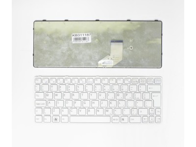 Keyboard SONY Vaio: SVE11, UK balta