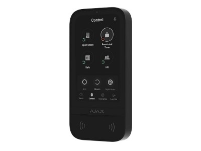 Ajax Wireless keypad with touch screen