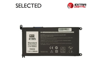 Notebook Battery DELL YRDD6, 3600mAh, Extra