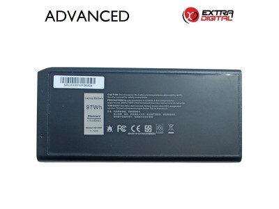 Notebook Battery DELL X8VWF, 97Wh, Extra