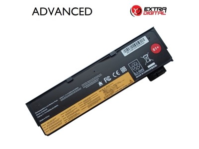 Notebook battery LENOVO SB10K97583 01AV425, 5200mAh