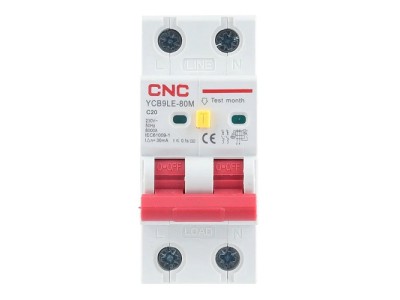 Residual Current Breaker with Over-Current, 2P