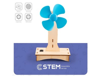 Wooden Assembly Kit Electric Fan, STEM