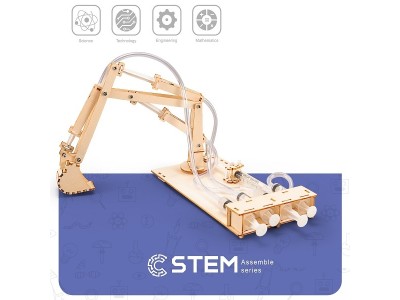 Wooden Assembly Kit Excavator, STEM Educational