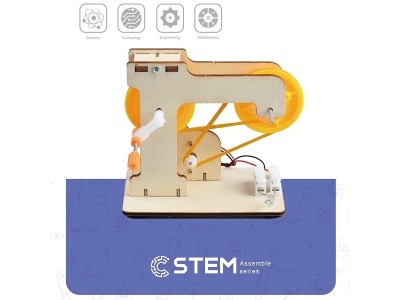 Wooden Assembly Kit Hand-Crank Power Generator