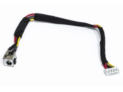 Power jack with cable, HP DV2000