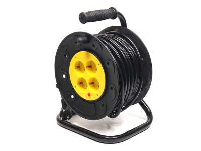 Extension Cord with Reel 25m, 4