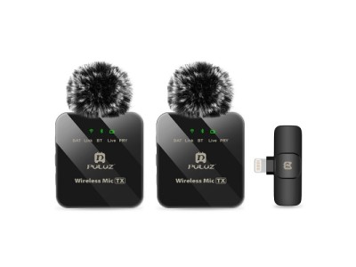 Wireless Lavalier Dual Microphone for iPhone