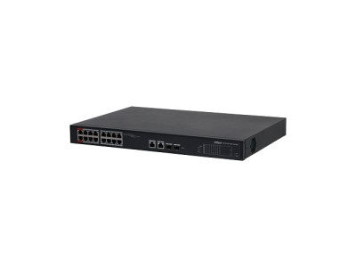 PoE switch 100Mbps 16+2G uplink S4101-16ET2GF-240-C