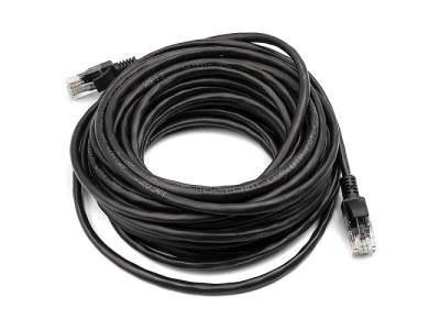 Cable Cat5E UTP, 10m, black