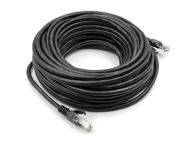 Cable Cat5E UTP, 15m, black
