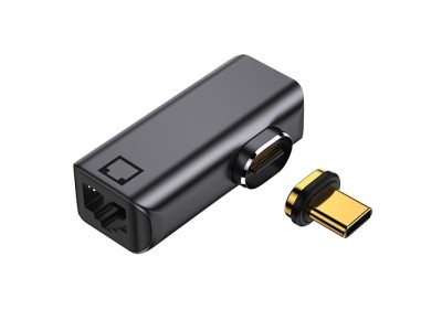 Magnetic USB Type-C - RJ-45 Adapter
