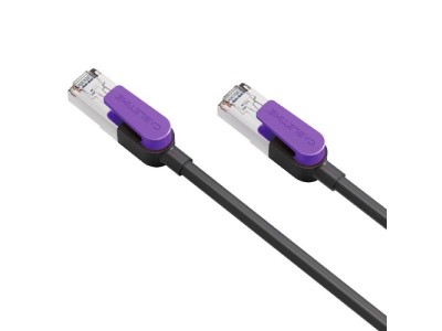 Cable Cat8 S/STP, 2m, black