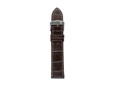Zeppelin leather strap brown, 20 mm